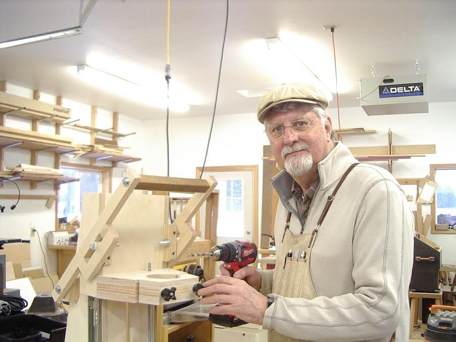 In his woodworking shop at his home in Alberton, Ron Mason has spent many years growing a passion into a business that he loves while creating fine wood furniture and other pieces for grateful clients. (Ron Mason courtesy)