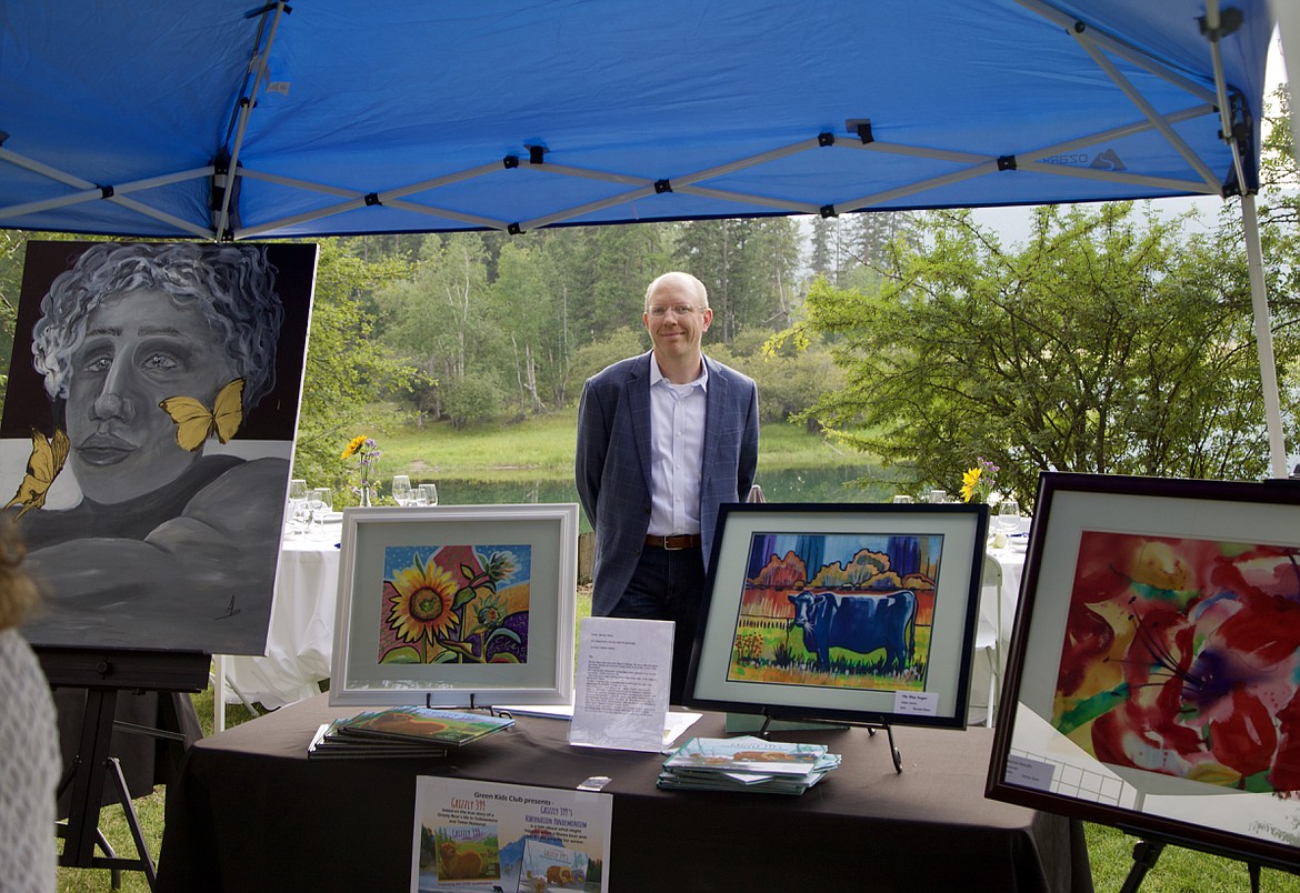 Terrisa Olson was one of the featured artists at the event. (Kay Bjork photo)