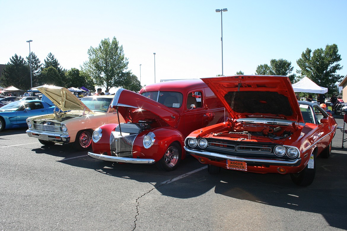 Entries in the car show at Wahluke Community Day in Mattawa Saturday were polished to a high shine.