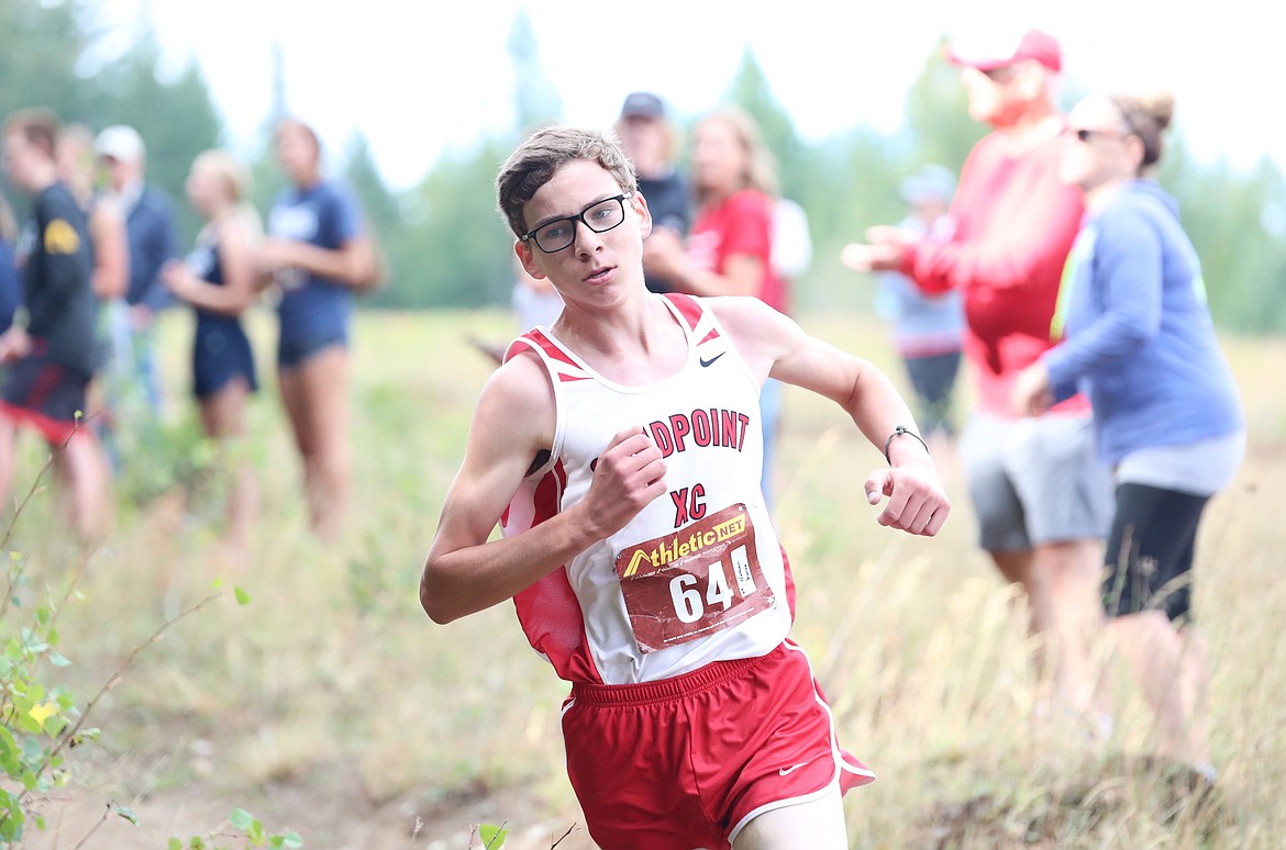 Nathan Roche competes in Friday's dual.