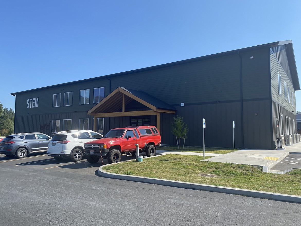 North Idaho STEM Charter Academy's newest building addition. A 22,500 square foot space that brings the campus total up to 65,000 square feet, covering seven acres. The addition will house eight roomy classrooms, a commons space, study hall, dual credit room and a fabrication lab.