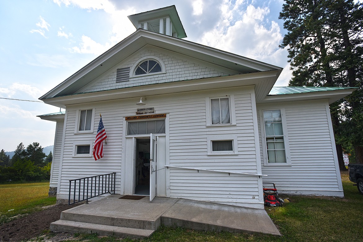 Built near the shores of Canal Bay in 1911, the Rollins schoolhouse now has a new owner for the first time in more than a century — the Women of Rollins Club. (Jeremy Weber/Daily Inter Lake)