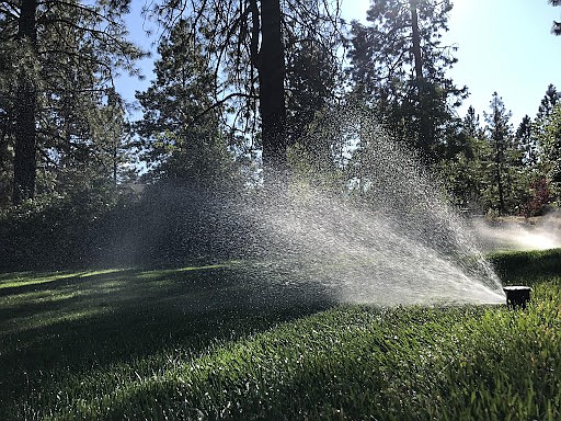 Help conserve Coeur d’Alene’s water by regularly inspecting sprinkler heads.