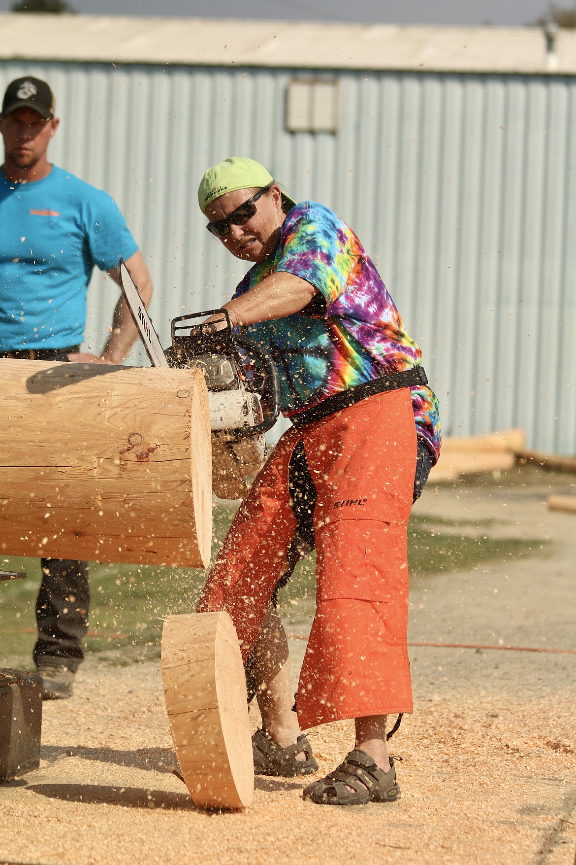 Tami Holdahl, a St. Maries native, has won Loggette of the Year for 17 years but now primarily volunteers for the Paul Bunyan Days logging competition. HANNAH NEFF/Press