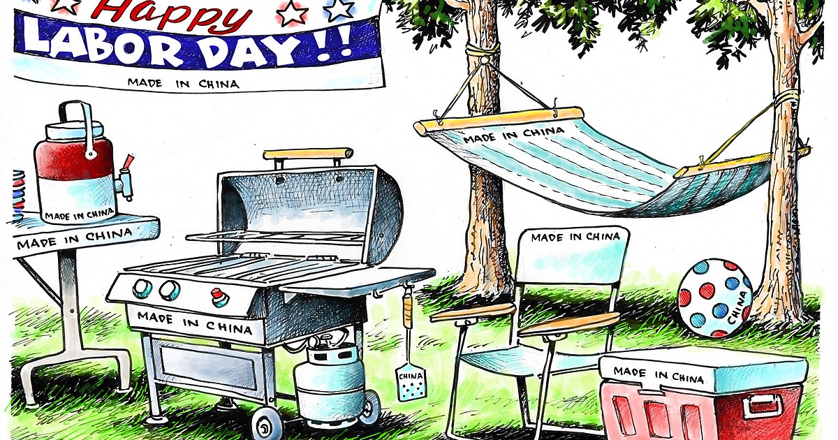 Cartoons Labor Day Lake County Leader