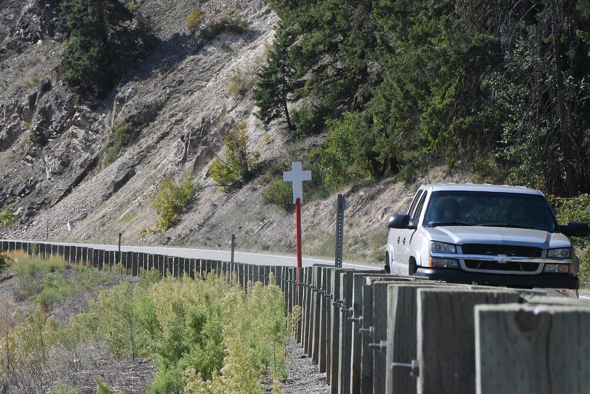 A vehicle heads along state Highway 37 on Sept. 7. (Derrick Perkins/The Western News)