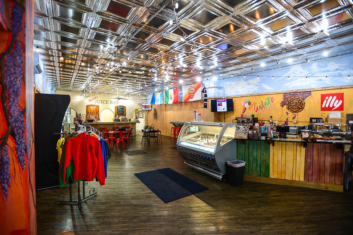 Inside Huck's Place Ginger Brew and Juice Bar in Whitefish on Wednesday, Sept. 8. (Casey Kreider/Daily Inter Lake)