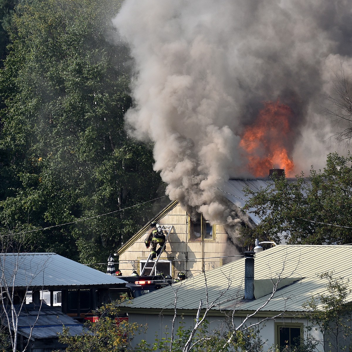 Firefighters battle two fires | Hagadone News Network