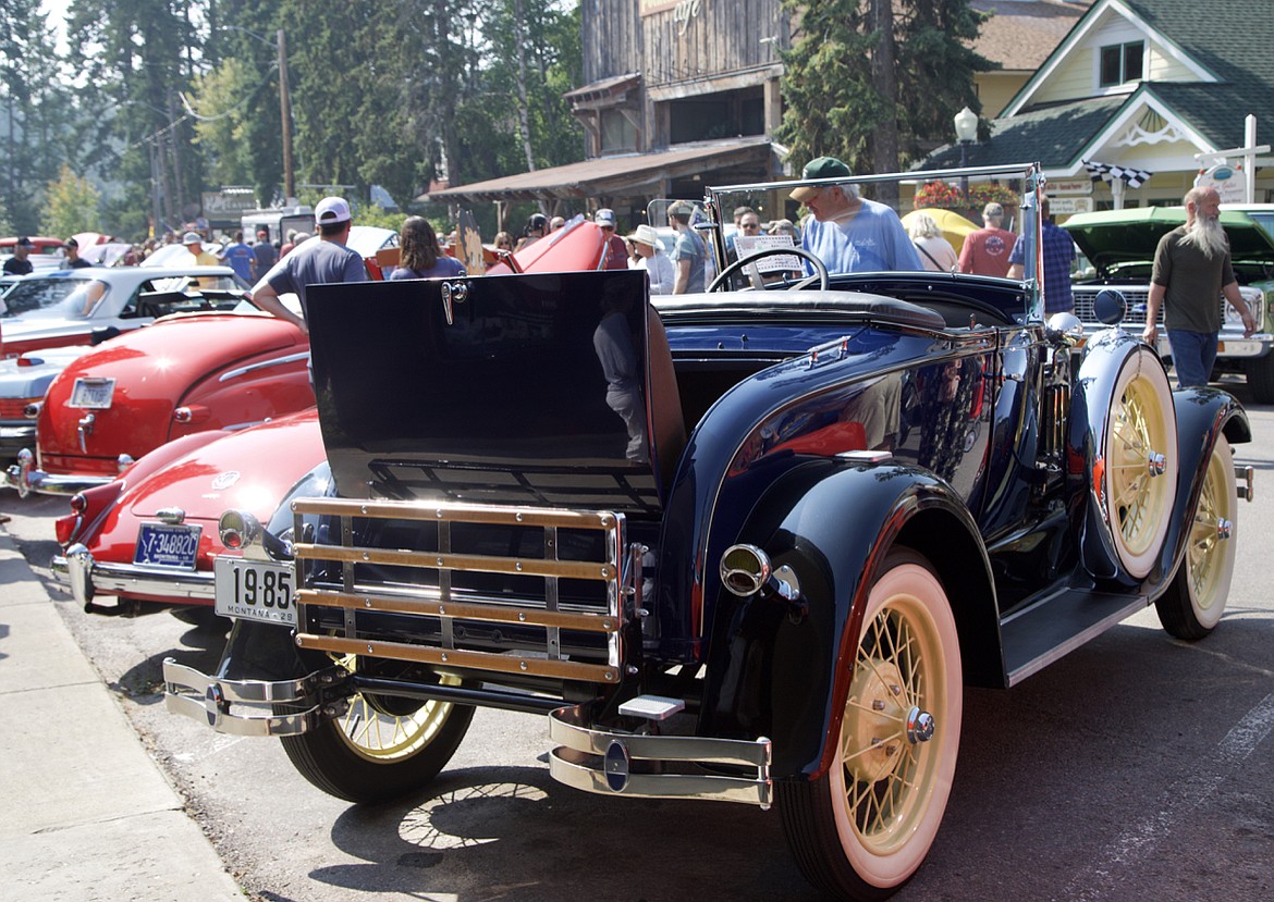 Bigfork's Lyle Aklestad Model A 1929 Ford was a real beauty at the Rumble in the Bay car show. (Kay Bjork photo)