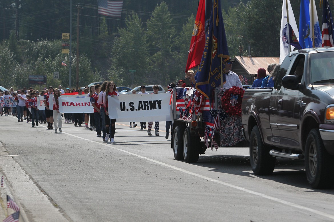 Troy Public Schools held a parade on Sept. 7 to honor the 20th anniversary of 911. (Will Langhorne/The Western News)