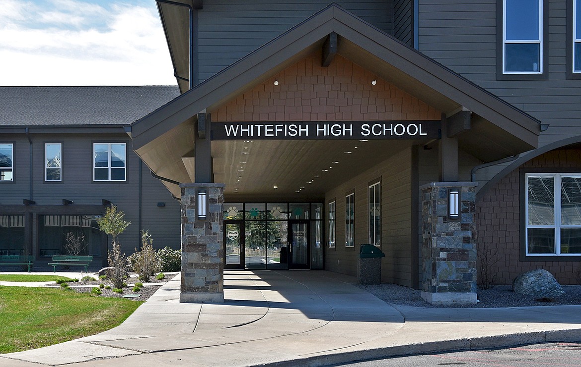 The Whitefish High School building opened in 2014, but a draft facilities plan shows the facility is already nearing capacity. (Whitefish Pilot)