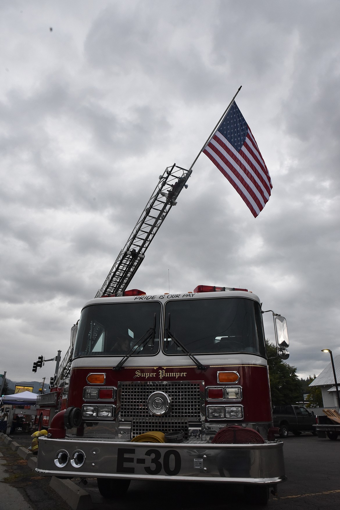 The Libby Volunteer Fire Department honored their brethren in New York killed during the Sept. 11, 2001 terrorist attacks on the 20th anniversary of the infamous act. (Derrick Perkins/The Western News)