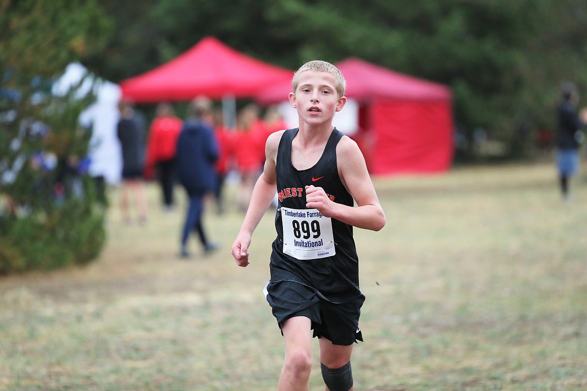 Brayden Lamanna competes in Saturday's Timberlake Farragut Invitational.