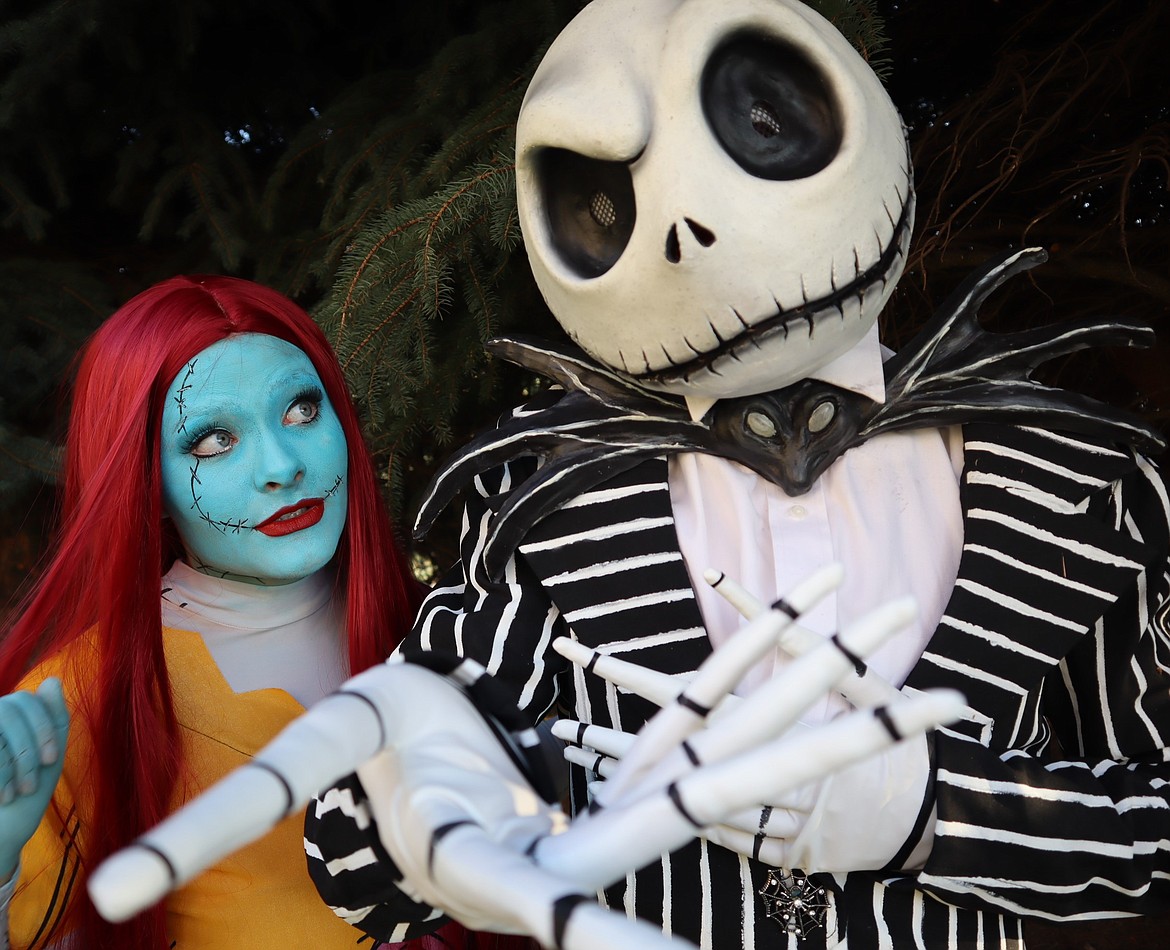 Cast members from Dreams Are Forever Events play Sally and Jack Skellington from "The Nightmare Before Christmas." Photo courtesy of Two Luhns Photography