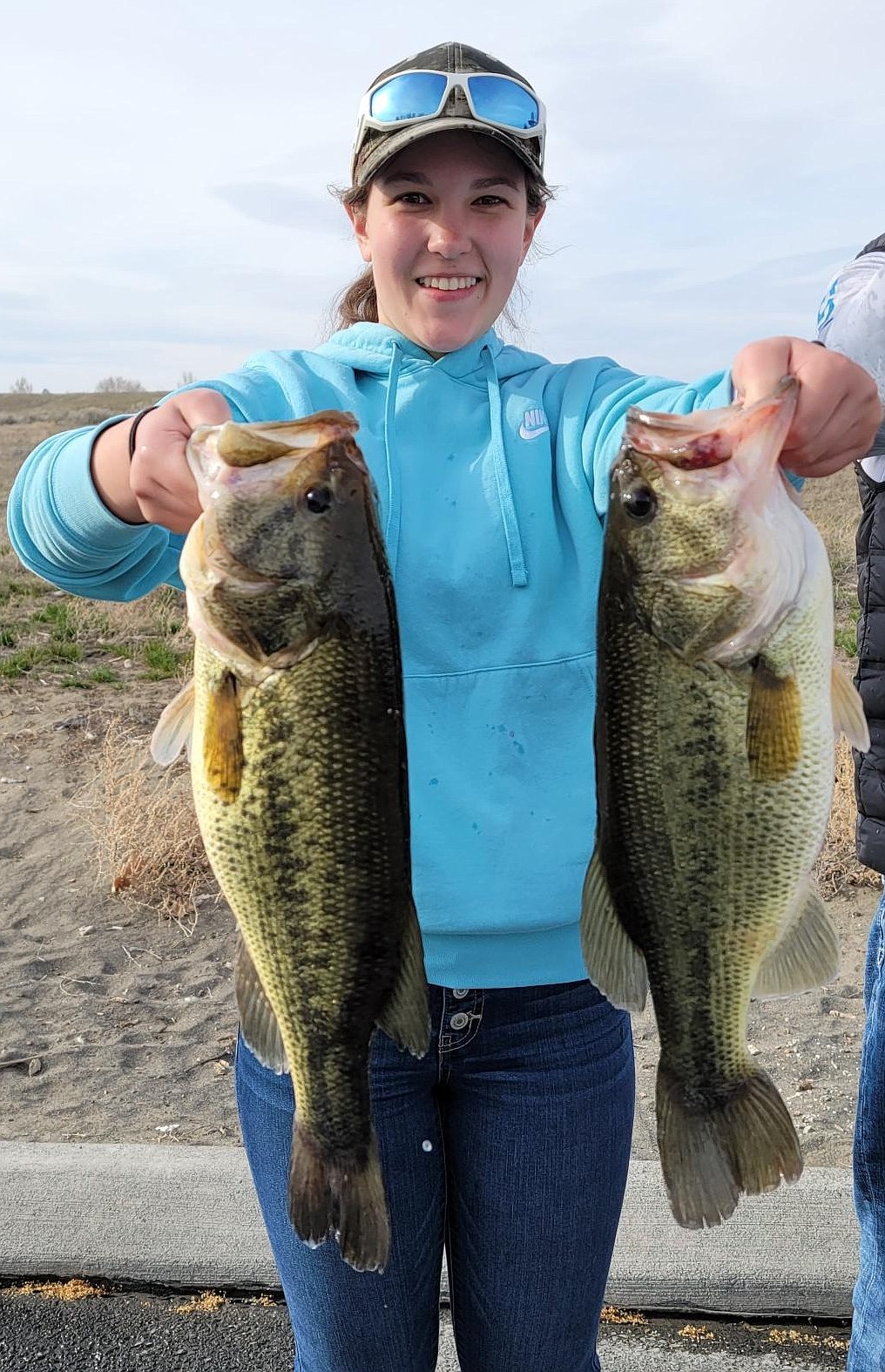 Hannah McCalmant's first official tournament took place in March. Fishing Moses Lake, her biggest catch of the day was a 4.35-pound largemouth bass. She finished in the top 10.