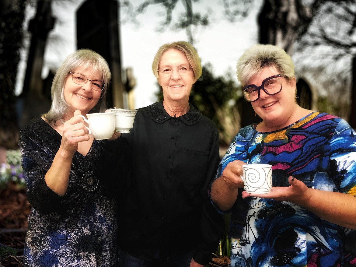 Susi Kohler, Gail Cleveland and Alicia Blake in "The Cemetery Club" (photo courtesy of Whitefish Theatre Company)