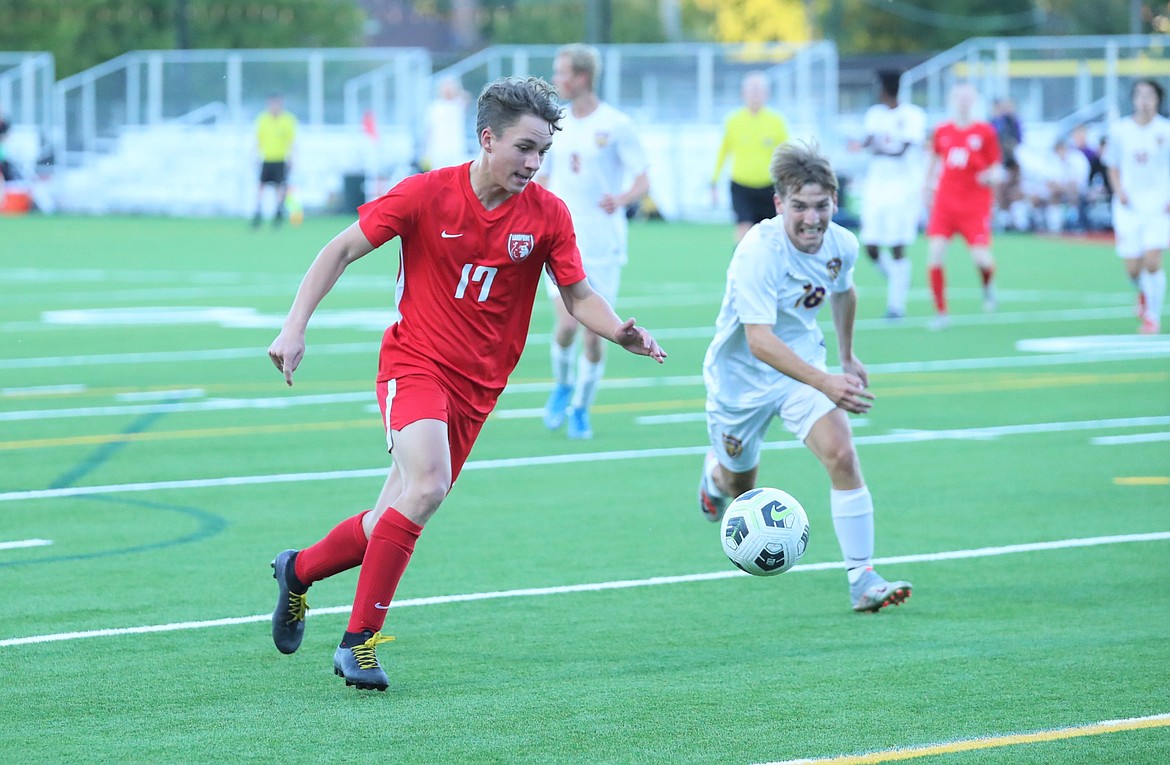 Aidan Smith prepares to shoot on Tuesday.