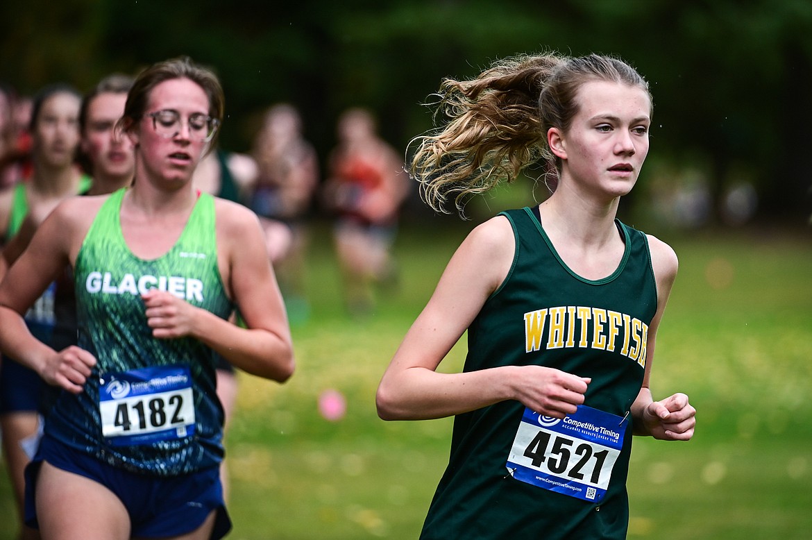 Whitefish's Paetra Cooke placed eighth at the Whitefish Invite on the South Course of Whitefish Lake Golf Club on Tuesday, Sept. 28. (Casey Kreider/Daily Inter Lake)