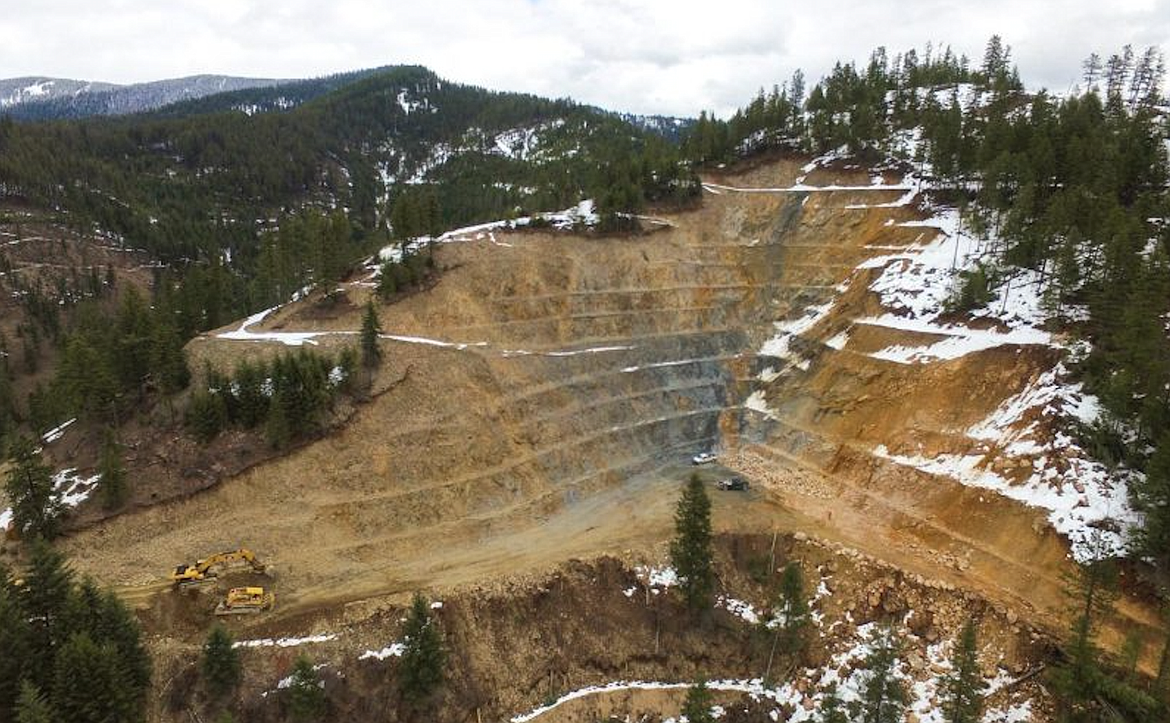 The Idaho Pit of the Golden Chest Mine in Murray.