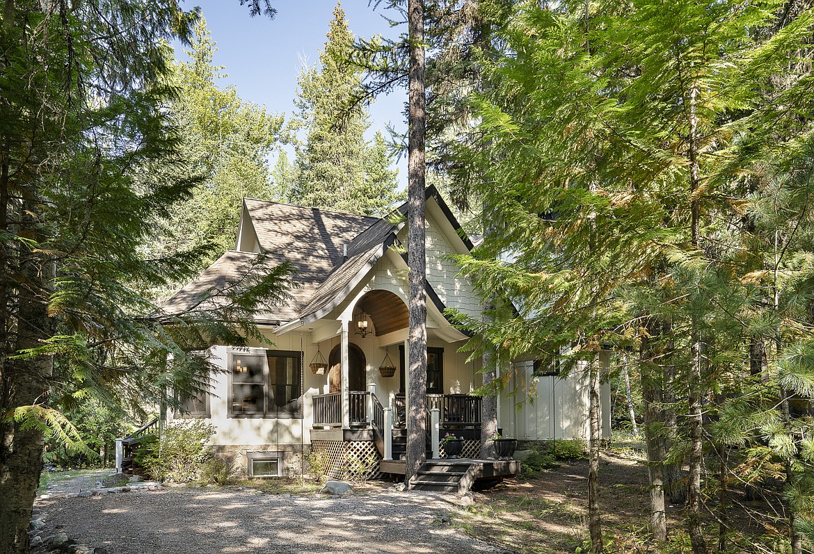 This home just west of Lake McDonald in Glacier National Park is for sale with an asking price of $12 million. (Glacier Sotheby's International Realty)