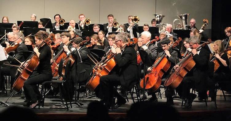 The Coeur d'Alene Symphony Orchestra performs at the Salvation Army Kroc Center theater in April of 2018. Courtesy photo