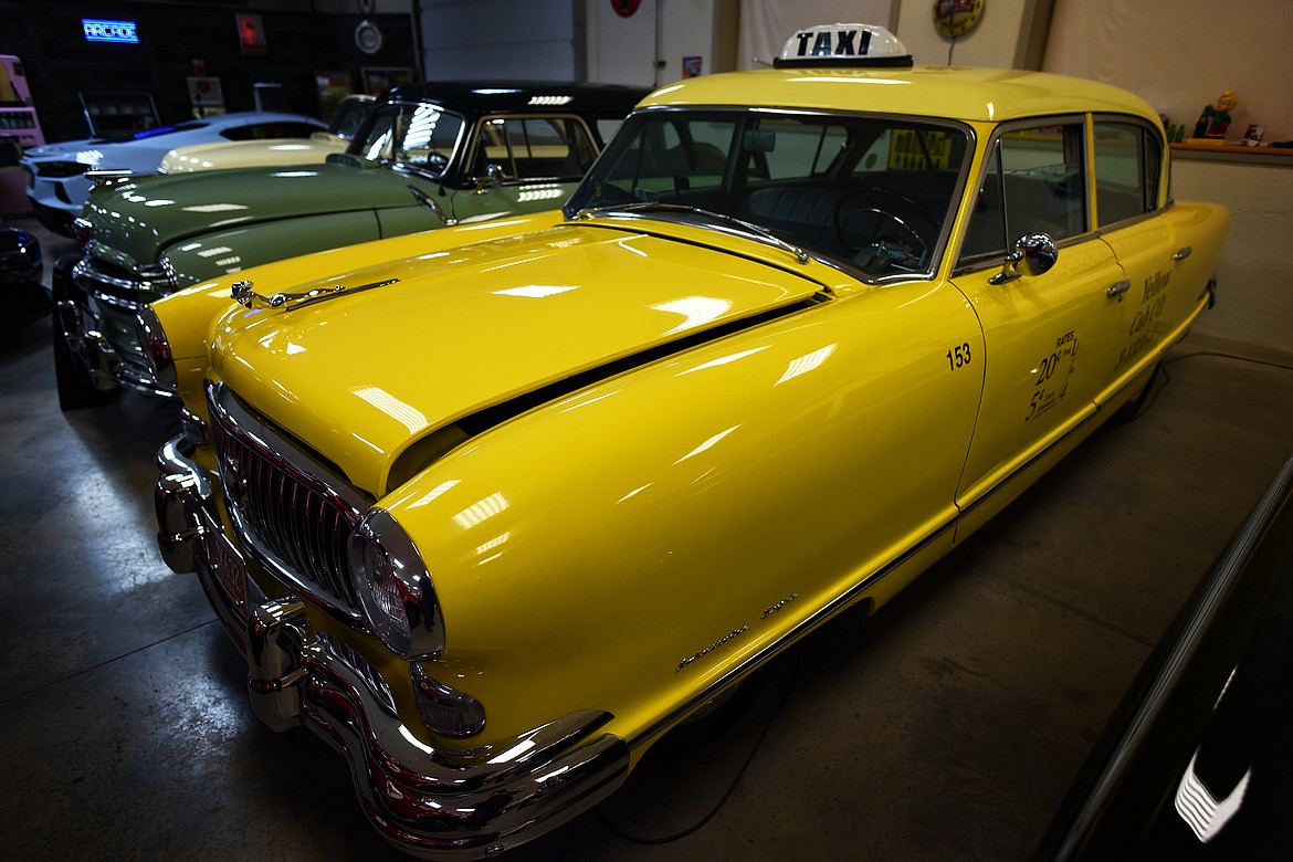 A restored Nash Rambler taxi in the collection of Bob King and Colten Hart. (Jeremy Weber/Daily Inter Lake)