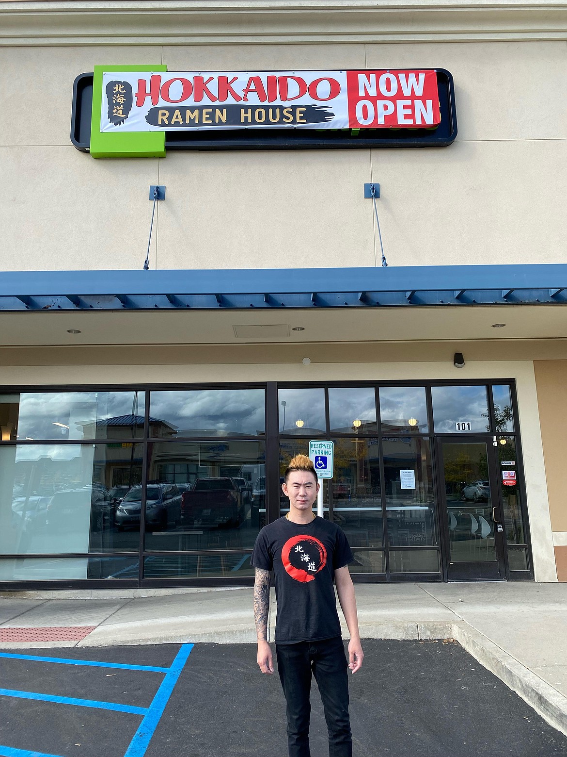 Owner Yuliang Li outside of Hokkaido Ramen House, which has opened next to Mod Pizza in the Crossroads Complex at 2824 N. Ramsey Road.