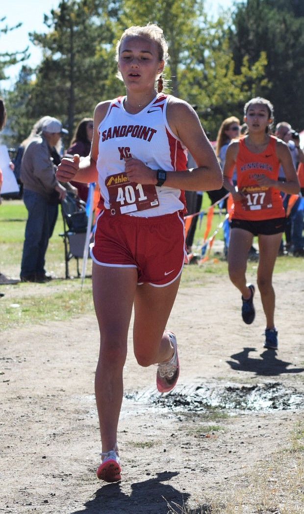 Ara Clark competes on Saturday.