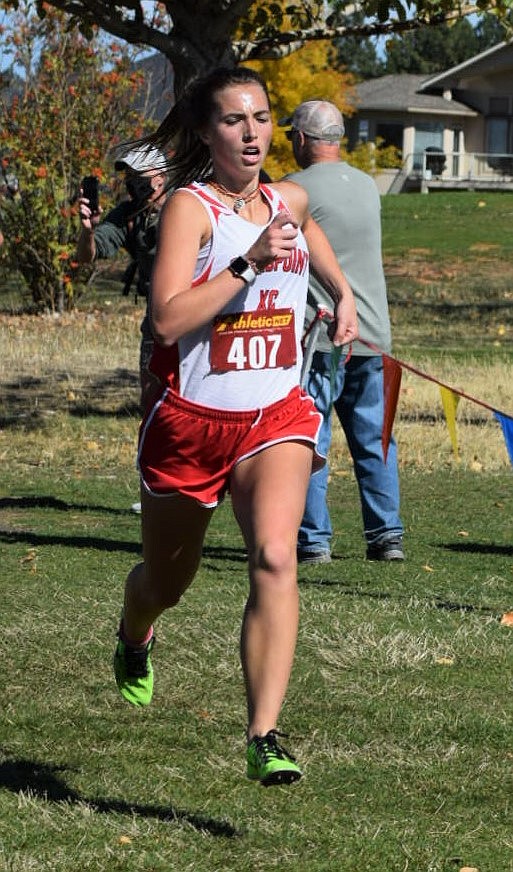 Megan Oulman competes on Saturday.