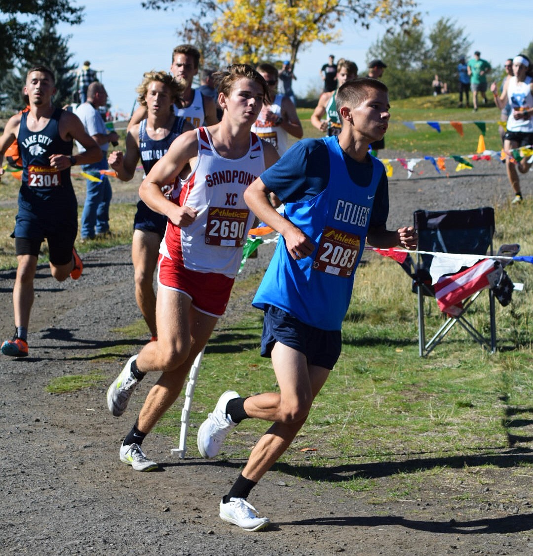 Trey Clark competes on Saturday.