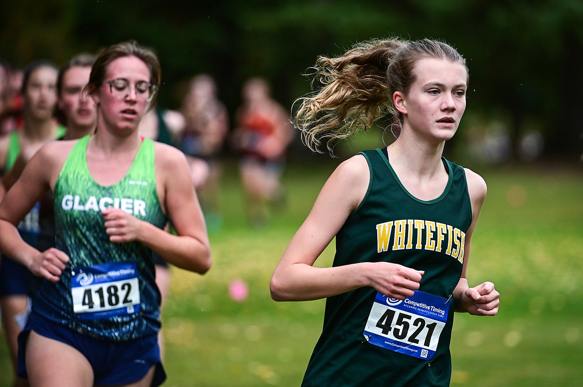Whitefish's Paetra Cooke placed eighth at the Whitefish Invite on the South Course of Whitefish Lake Golf Club on Tuesday, Sept. 28. Glacier's Ells took home the win. (Casey Kreider/Daily Inter Lake)