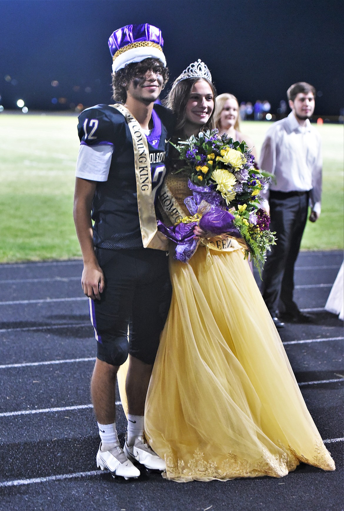 Polson High School 2021 Homecoming King Robert Perez and Queen Elizabeth Tolley. (Scot Heisel/Lake County Leader)