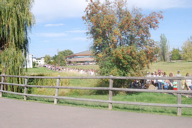 At least 600 registered participants and 16 local sponsors joined in the local Out of the Darkness Community Walk for the American Foundation for Suicide Prevention that took place Sept. 26 outside of the Gateway Community Center in Kalispell. The fundraising event raised $43,000.