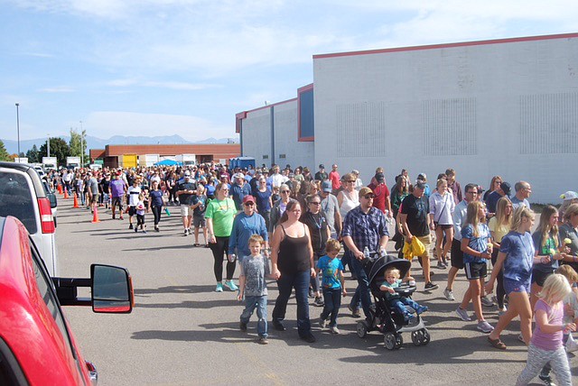 At least 600 people and 16 local sponsors participated in the local Out of the Darkness Community Walk for the American Foundation for Suicide Prevention that took place Sept. 26 outside of the Gateway Community Center in Kalispell. The fundraising event raised $43,000.