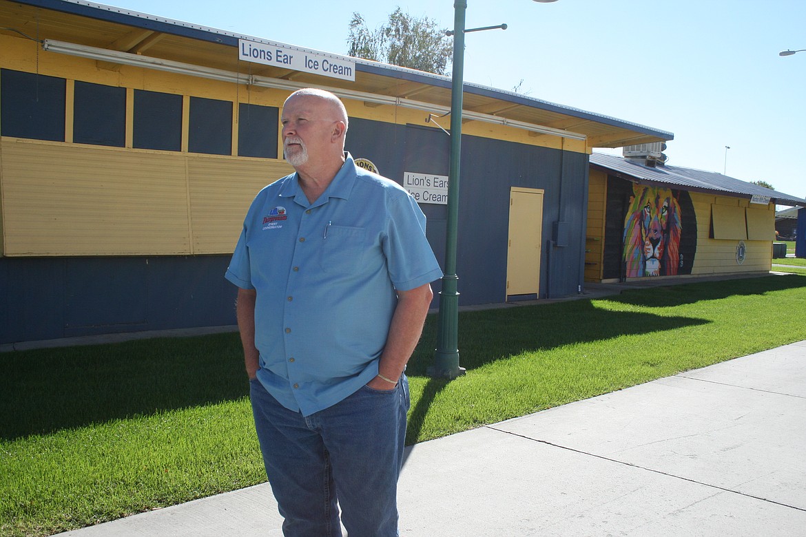 Events coordinator Allan Williams stands in the Grant County Fairgrounds.