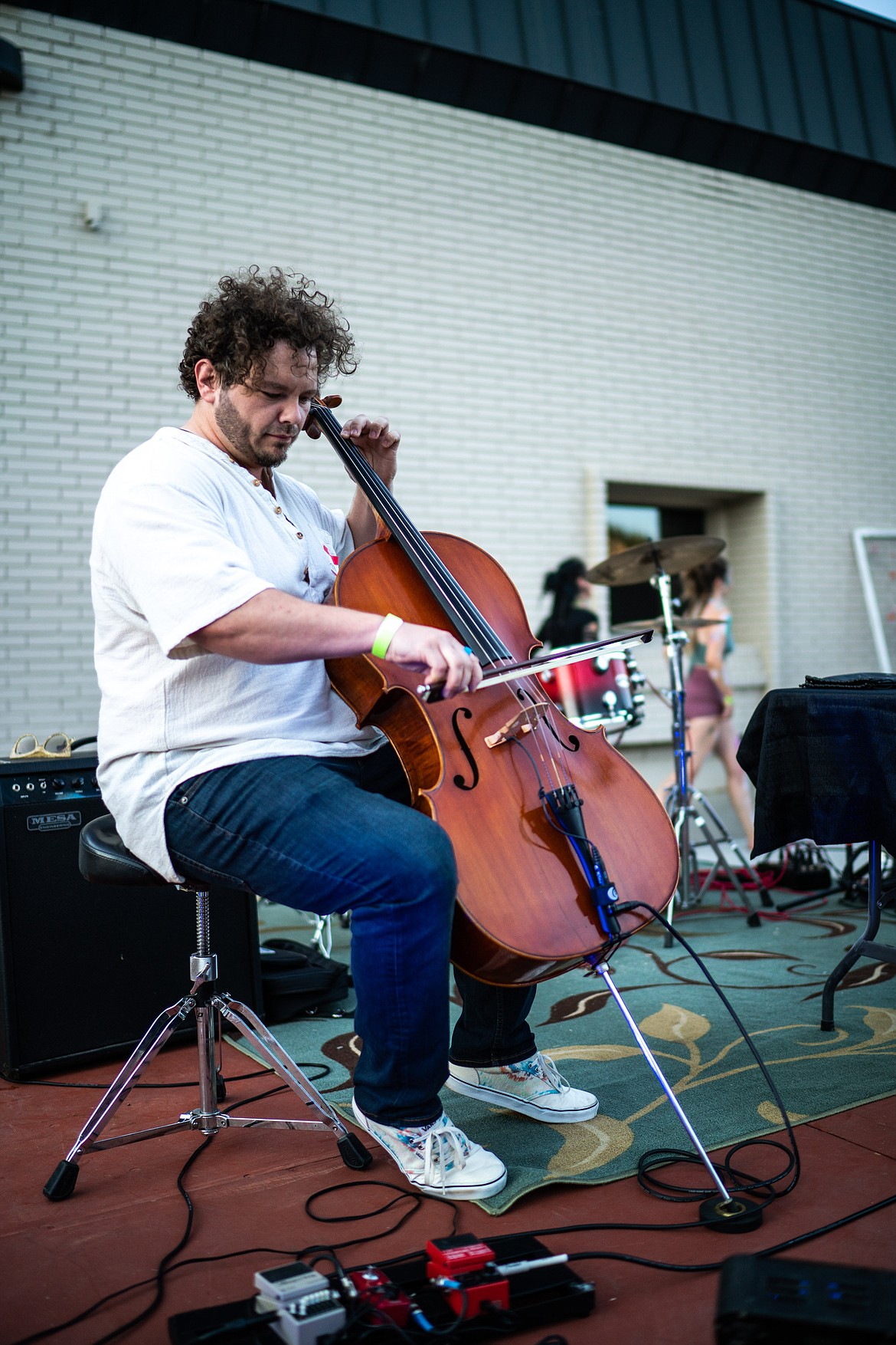 DJ and cellist Oiler will be performing live music at Emerge, an art gallery and art school on N. Second Street in downtown Coeur d'Alene, from 5 to 8 p.m. for their opening reception of Adaption. Courtesy photo