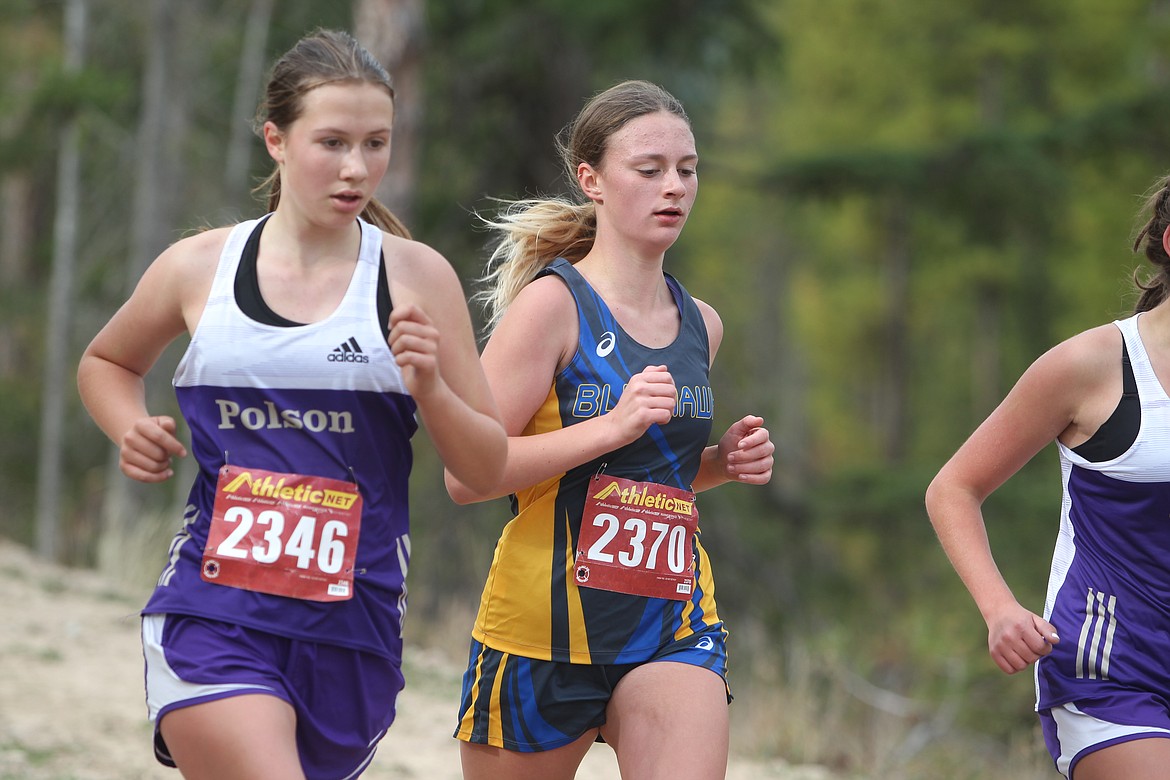 Thompson Falls cross country runner Mollie Nichols finished eighth at the Libby Wilderness Run at the Flower Creek Cross Country Ski area. (Will Langhorne/Valley Press)