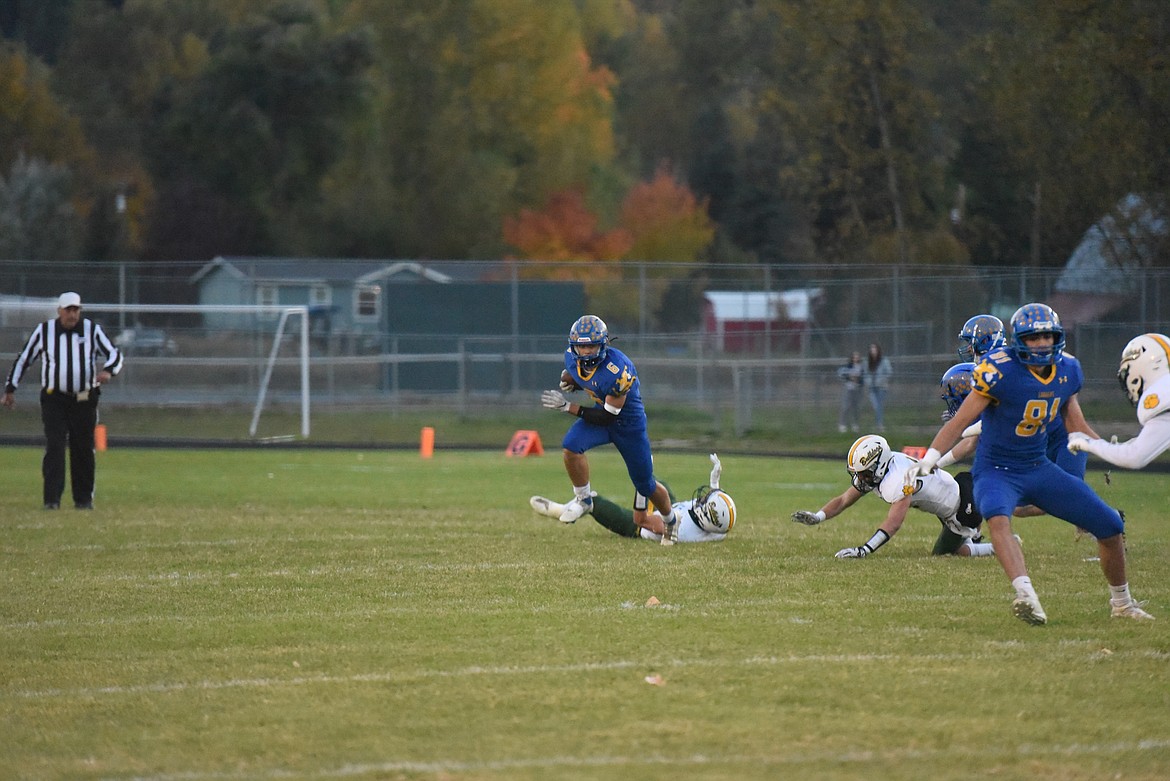 Despite dominating possession during the first half, the Libby Loggers fell to the Whitefish Bulldogs on Oct. 8. (Derrick Perkins/The Western News)