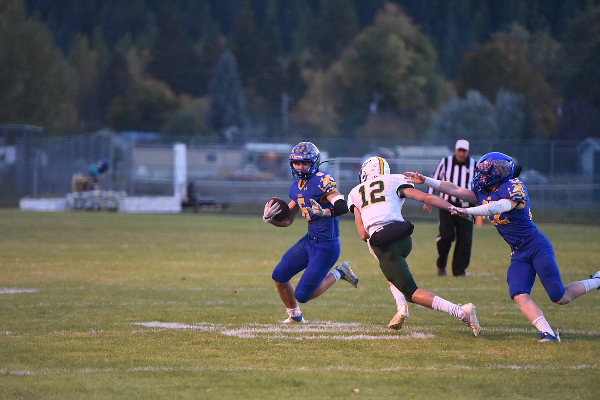 Despite dominating possession during the first half, the Libby Loggers fell to the Whitefish Bulldogs on Oct. 8. (Derrick Perkins/The Western News)
