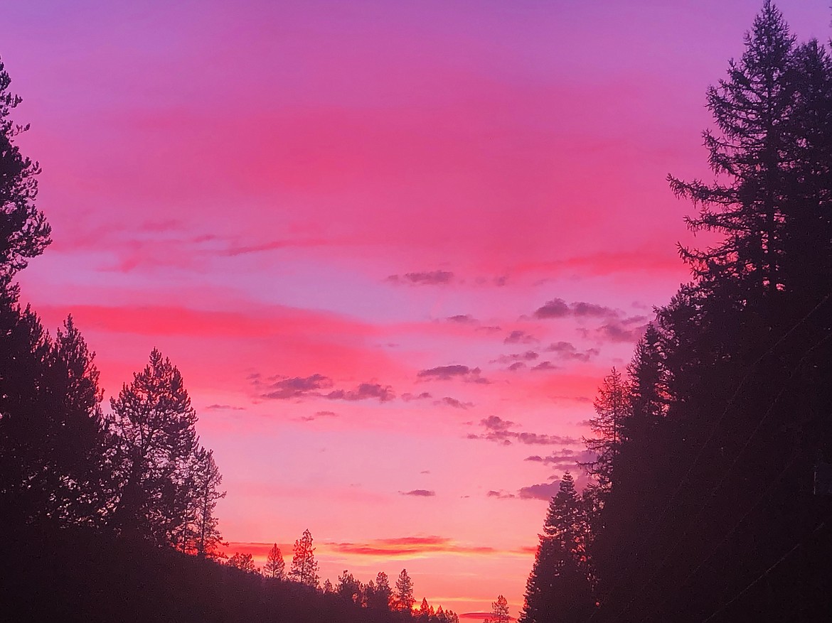 "Fire in the sky," writes Kevin Downard of this Best Shot he shared with the Daily Bee. If you have a photo that you took that you would like to see run as a Best Shot or I Took The Bee send it in to the Bonner County Daily Bee, P.O. Box 159, Sandpoint, Idaho, 83864; or drop them off at 310 Church St., Sandpoint. You may also email your pictures in to the Bonner County Daily Bee along with your name, caption information, hometown and phone number to bcdailybee@bonnercountydailybee.com.