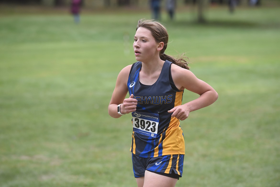 Thompson Falls sophomore Faith Palmer placed second in last week’s Western B cross country divisional at Rivers Bend Golf Course. Palmer’s time was 21:51.65. (Scott Shindledecker/Valley Press)