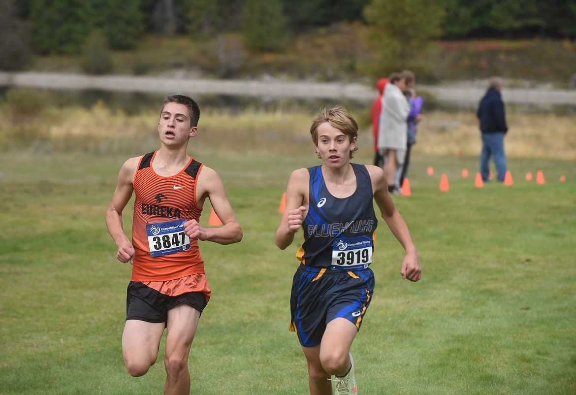 Thompson Falls sophomore Cael Thimony placed 13th in last week’s Western B cross country divisional at Rivers Bend Golf Course. His time was 18:30.26. (Scott Shindledecker/Valley Press)