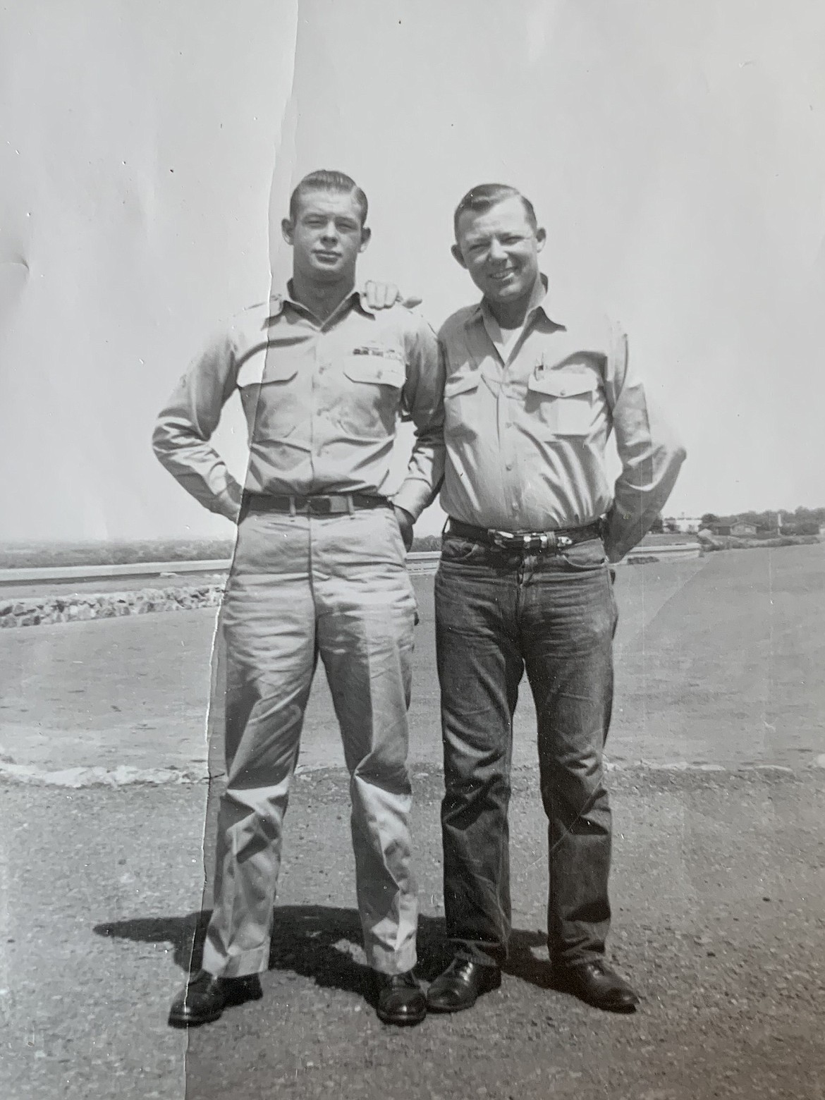 Jack Pettitt and his stepfather, Sid McKinney. (Photo provided)