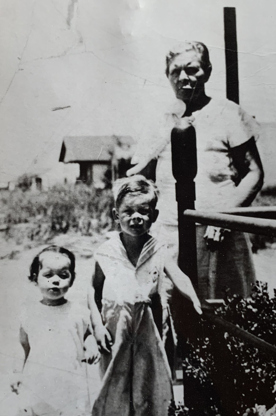 Jack Pettitt along with sister, Thelma and his paternal grandmother, Tinny Pettitt who raised them in the Phoenix area on $60 a month. (photo provided)