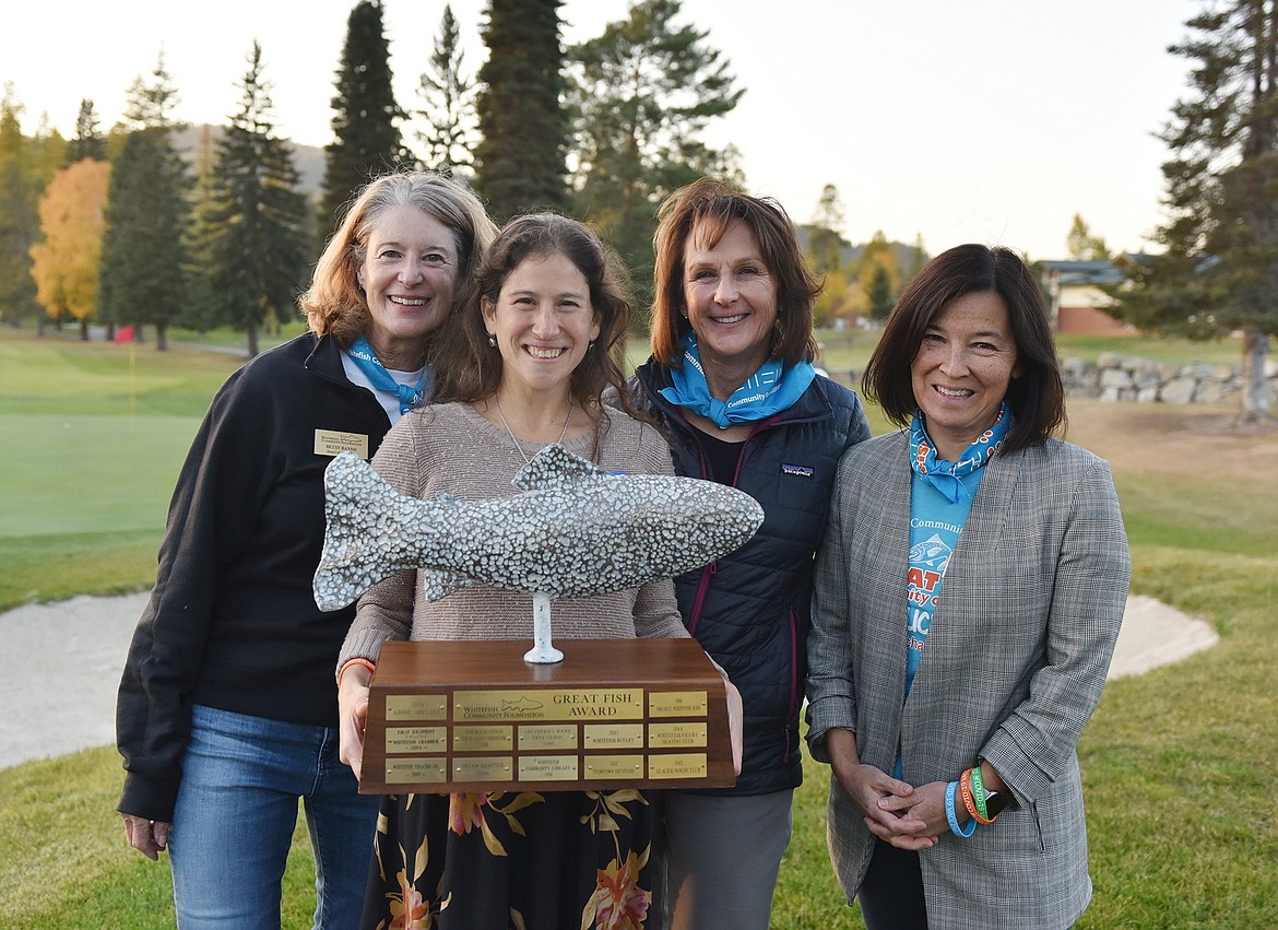 The Whitefish Community Foundation presented the prestigious Great Fish Award along with its associated $7,500 grant to the Abbie Shelter.
