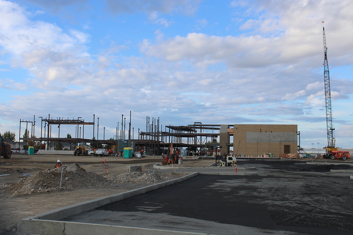 Vanguard Academy, a new high school, is under construction in Moses Lake.