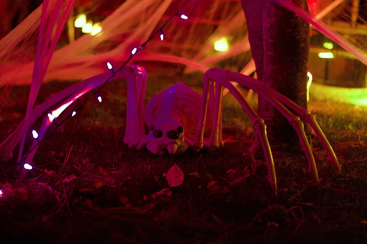 Halloween lovers can pop by this home on Government Way between Virginia and Idaho avenues to view some spooky decorations. HANNAH NEFF/Press