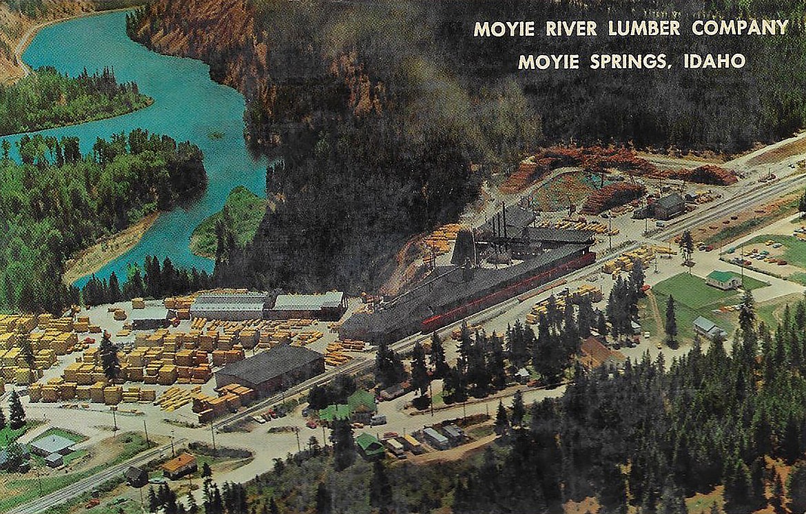 A postcard (circa 1950-1967) found in a scrapbook of photos and papers collected by Dan Wilson, plant manager of Louisiana-Pacific.