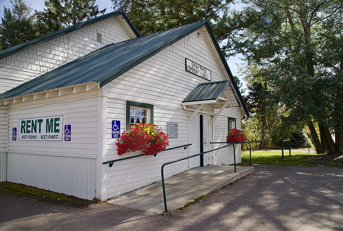 The Swan River Community Hall, built in 1933, was listed on the National Historic Registry in 2002.(Kay Bjork photo)