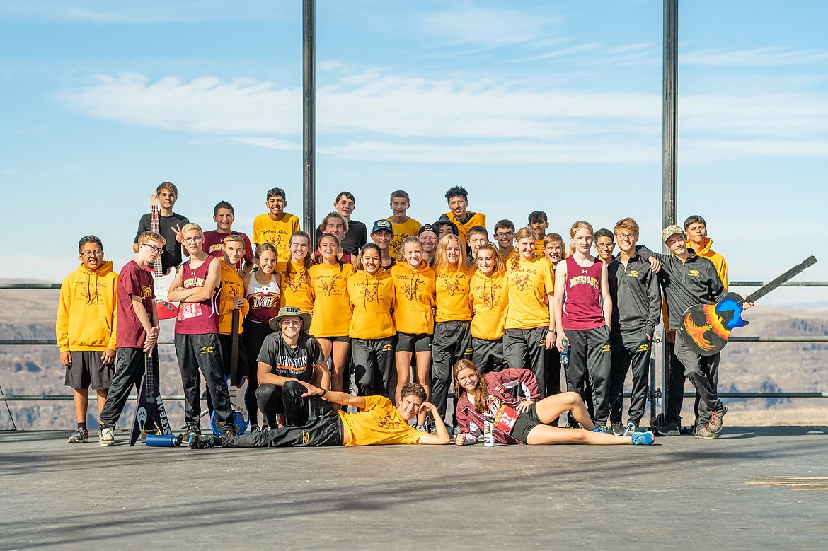 Moses Lake High School’s cross-country team takes the stage at the Gorge.